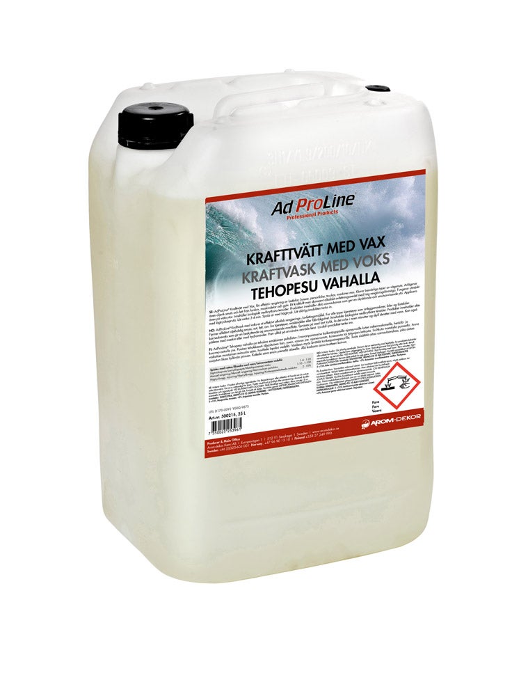 Kraftvask med voks
